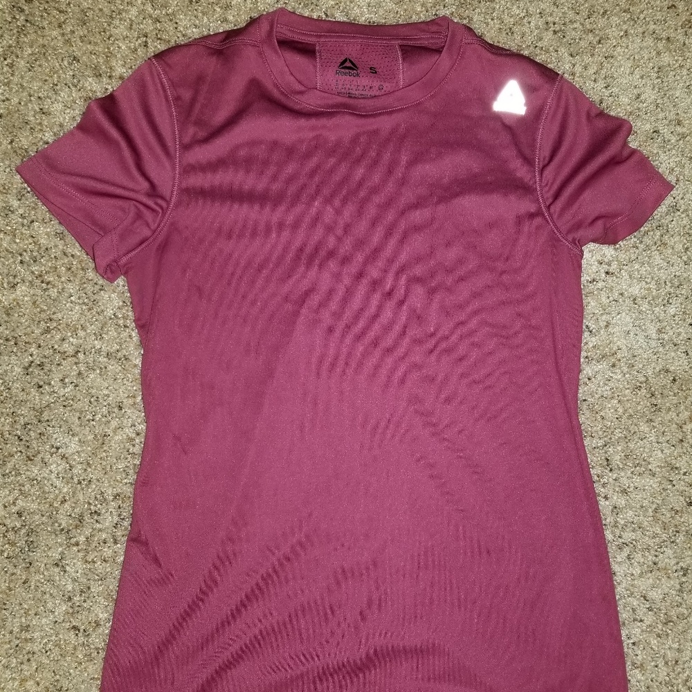 Reebok Training Tee -- Magenta, Size S